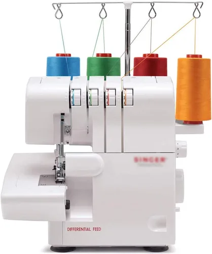 Vista 5 de New brothread - 30 opciones - 2 conos grandes de 5500Y (5000M) cada uno de hilo de poliéster hilado multiusos 40S/2 (Tex27) para serger, overlock