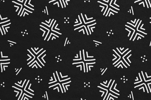 Vista 5 de Ambesonne Mudcloth - Toalla para esterilla de yoga, cultura popular tradicional, diseño de flechas prehistóricas en zigzag estilo flecha
