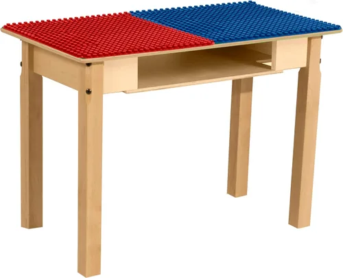 Vista 10 de Mesa DUPLO con canal y estante