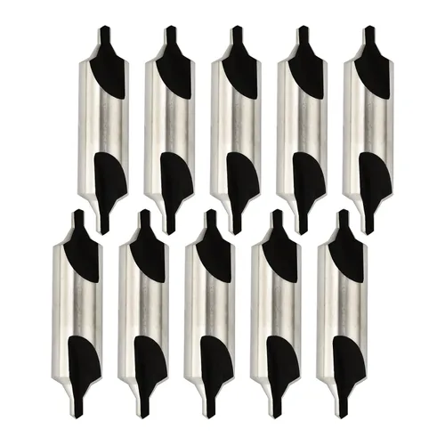 Vista 21 de Taladro central estándar A0.5, taladro central DRINYOUNG de acero de alta velocidad de 60 grados (Tipo A, A0.5 10pcs)