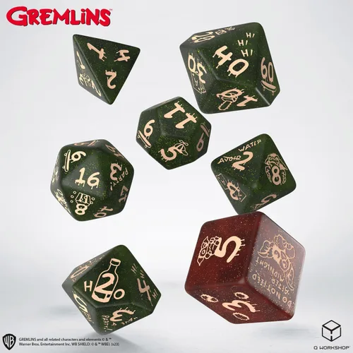 Vista 5 de Juego de dados Gremlins de Q-Workshop, dados