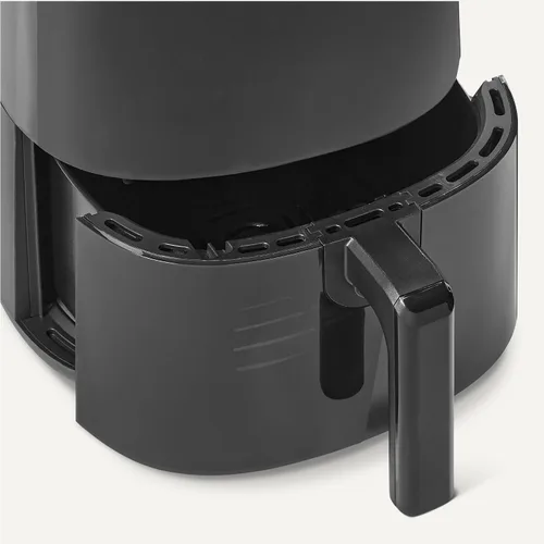 Vista 4 de Amazon Basics - Freidora de aire digital de 4.4 cuartos de galón con ventana de fácil visión, 8 menús preestablecidos, controles táctiles digitales