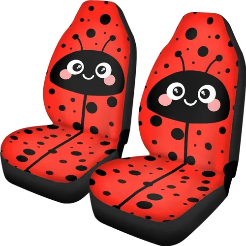 Vista 25 de Mumeson Fundas protectoras de asiento delantero de automóvil con estampado de calavera y girasol, fundas elásticas para asiento de automóvil, 2