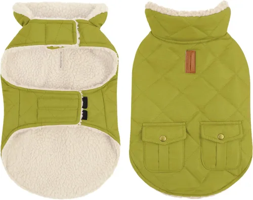 Vista 11 de Queenmore - Abrigo de invierno impermeable para perro, chaqueta acolchada Negro
