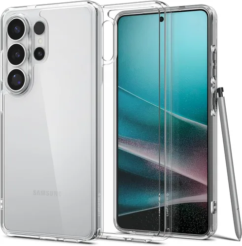 Vista 10 de Spigen Ultra Hybrid diseñado para funda de Galaxy S24 (2024) [antiamarilleamiento], [protección de grado militar] - cristal transparente