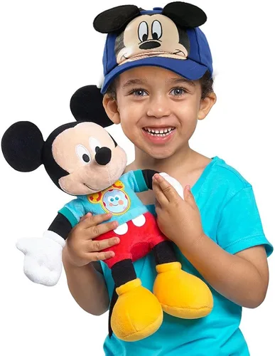 Vista 9 de Disney Gorra de béisbol de Mickey Mouse para niños, con orejas 3D, correa trasera curvada (4-7), Azul