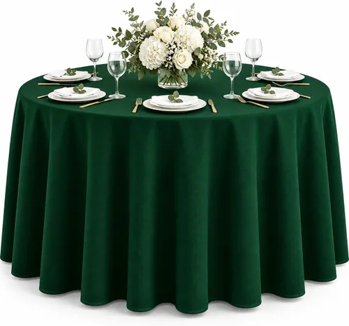Vista 44 de AK TRADING CO. Mantel rectangular de poliéster de 60 x 102 pulgadas, fabricado en Estados Unidos, resistente a las arrugas, ignífugo, duradero