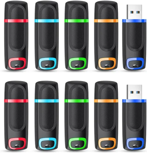 Vista 14 de RAOYI 10 PIEZAS 8GB USB 2.0 Unidad Flash Unidad de Pulgar Memoria Stick Unidad de Salto Unidad Zip para Almacenamiento de Datos y Copia de Seguridad