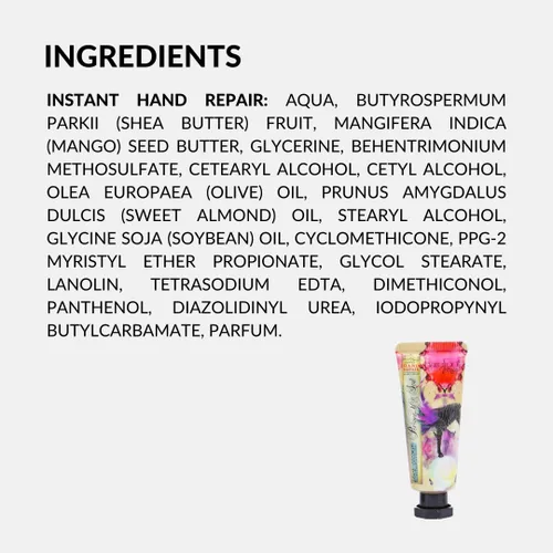 Vista 4 de Barefoot Venus Mini reparación de manos de manteca de karité y mango - 0.7 fl oz (coco negro)