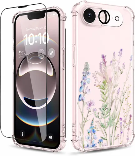 Vista 35 de Funda para iPhone 13 y iPhone 14 (6.1 pulgadas), funda protectora delgada de poliuretano termoplástico suave a prueba de golpes, bonito
