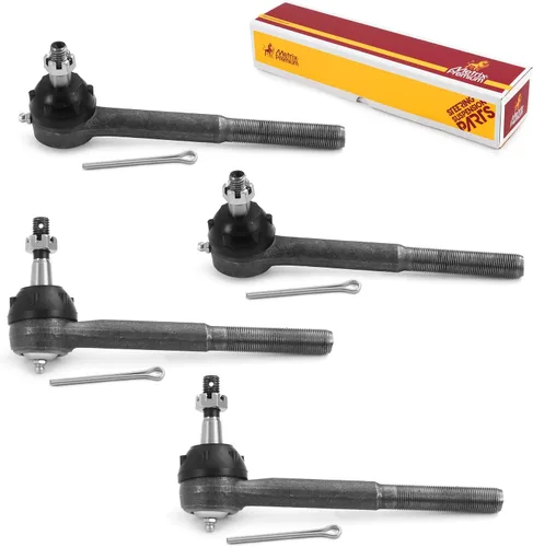 Vista 141 de Metrix Premium Chassis Parts - Kit de 4 piezas de extremos de barra de acoplamiento frontal exterior e interior compatible con Nissan Pathfinder
