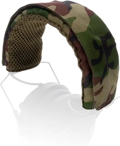 Vista 10 de Walker's Diadema envolvente para orejeras de tiro, cubierta universal transpirable para auriculares de protección auditiva, cierre de gancho y bucle