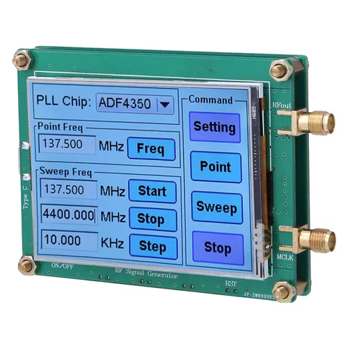 Vista 5 de AUNMAS Generador de alta exactitud, Generadores de funciones Pruebas eléctricas Full RF Sweep Dot Frecuencia Módulo Radio PC Medidor Control