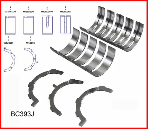 Vista 8 de Kit de reconstrucción del motor Compatible con: Ford SVT Lightning 5.4L SOHC V8 1999-2000 16 válvulas (supercargado)