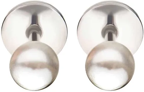 Vista 2 de ComfyEarrings - Aretes de perlas sintéticas, Resina, Sintético-perla