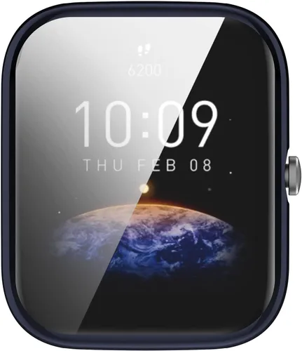 Vista 6 de Funda protectora compatible con Amazfit Bip 3 Pro/Bip 3 Smart Watch Funda de TPU suave ultradelgado protector de pantalla para Amazfit Bip3 Pro/Bip3