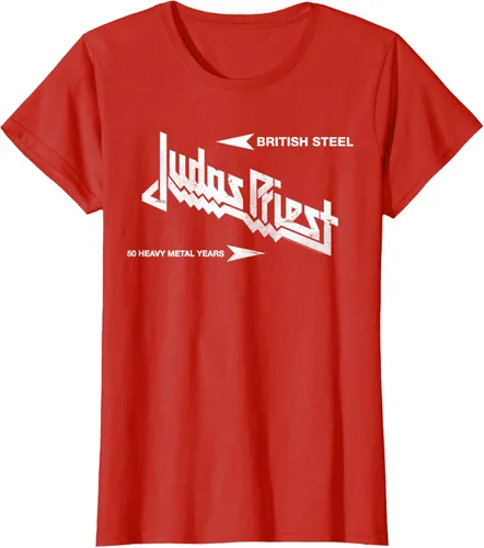 Vista 46 de Judas Priest Camiseta British Steel Negro