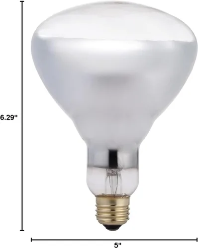 Vista 4 de Philips LED 416750 - Bombilla de luz de inundación transparente BR40 de 125 vatios, color blanco cálido