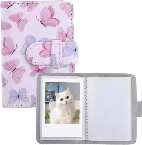 Vista 54 de Mini álbum de fotos de 28 bolsillos para mini película, foto de 2x3, tarjeta de fotos Kpop, álbumes cartera libro para Mini 12 11 40 7+ EVO 90 Alpaca