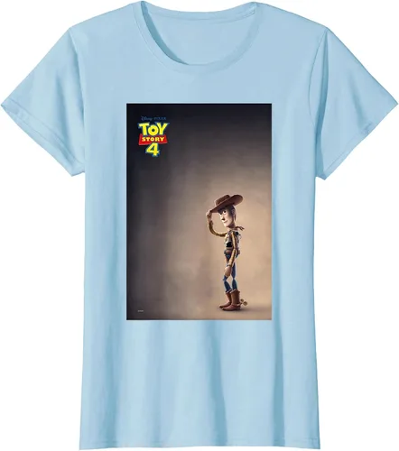 Vista 42 de Disney Pixar Toy Story 4 - Camiseta gráfica con póster de película Baby Blue