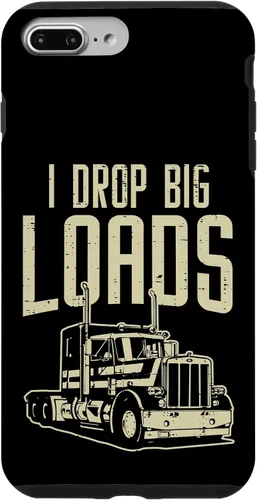Vista 12 de I Drop Big Loads Semi Truck Truck Driver Trucker - Funda de regalo para iPhone 17