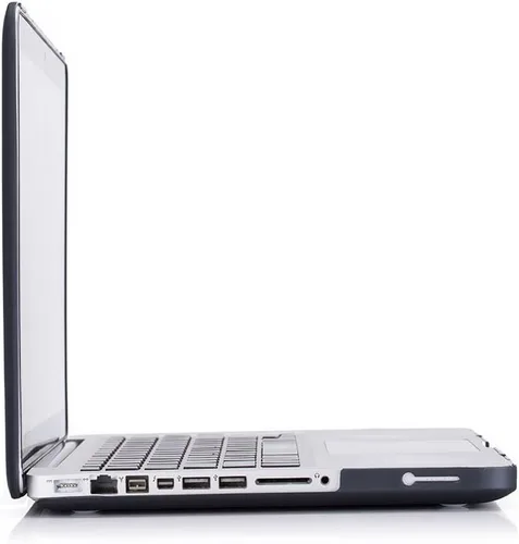Vista 5 de Ruban Funda para MacBook Pro 13 A1278 Release 2012-2008, carcasa rígida de plástico mate para MacBook Pro 13.3 pulgadas con CD-ROM (negro)