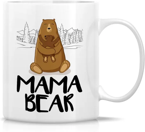 Vista 29 de Retreez - Taza divertida con texto en inglés "Mum Well Done I'm Awesome", 325 ml, tazas de café de cerámica, mensaje divertido, sarcástico