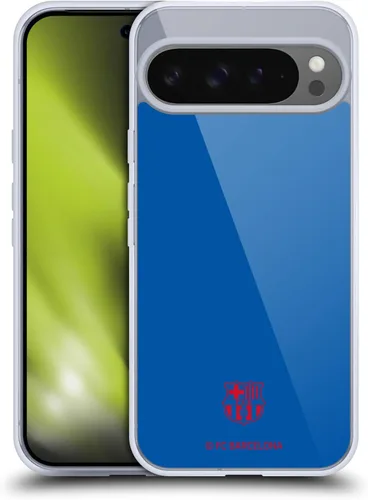 Vista 84 de Head Case Designs Funda de gel con licencia oficial del FC Barcelona Barca Crest Patterns [protección de grado militar] compatible con Google Pixel 3