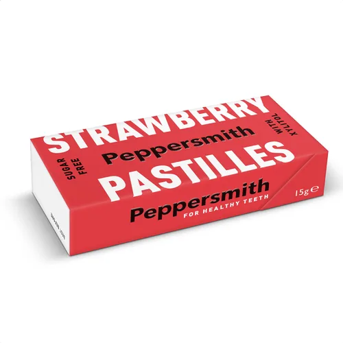 Vista 3 de Peppersmith Mentas dentales de fresa 12x15g