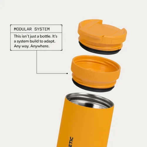 Vista 3 de Dometic Vaso de 12 onzas Vaso aislado de acero inoxidable con tapa magnética Brillo