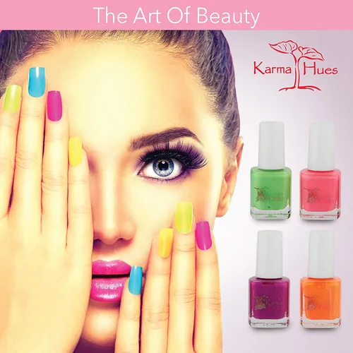 Vista 3 de Karma - Juego de esmaltes de uñas para niños, n.º 2, esmalte de uñas natural seguro para niñas pequeñas, no tóxico, vegano y libre de crueldad