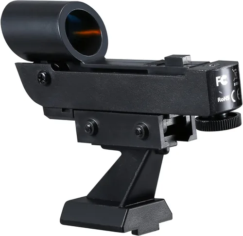 Vista 5 de Buscador de puntos rojos de brillo, visor de puntero estrella, accesorios para telescopio astronómico con soporte deslizante