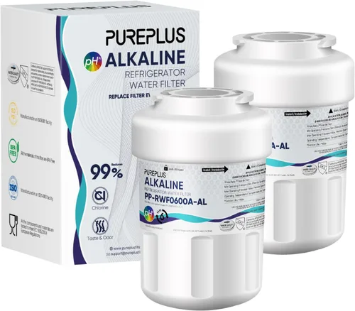 Vista 15 de PUREPLUS Filtro de agua para refrigerador RWF0600A para GE MWF, paquete