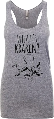 Vista 15 de Women's Graphic Racerback Tank Top, Shirts with Sayings, Yoga Tee