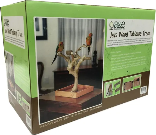 Vista 2 de A and E Cage Co. pedestal/posador Java, S
