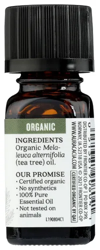 Vista 5 de Aura Cacia Aceite esencial de árbol de té orgánico 0.25 fl. oz.