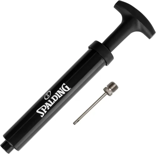 Vista 9 de Spalding Sports Ball Pump Kit Ideal for Basketball, Volleyball, Football, Soccer Ball & Rugby Ball Complete Hand Pump Kit with Needles