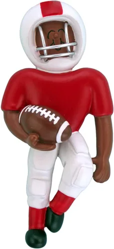 Vista 2 de Adornos de fútbol 3D para árbol de Navidad, adornos de Navidad personalizados para niños, adorno de fútbol 2025, adorno deportivo para adolescentes