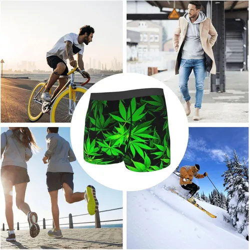 Vista 7 de playcard element boxer calzoncillos para hombre transpirable ropa interior hombre Ride-Up calzoncillos