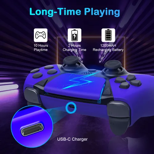 Vista 4 de YU33 Ymir Scuf Wireless Controller Works with Modded PS4 Controller, Elite Control Remote Fits Playstation 4 Controller, JoystickControles de Pa4