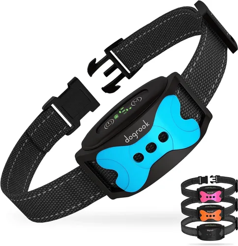 Vista 10 de Dogrook Humane - Collar de ladrido recargable sin golpes y pitido para perros