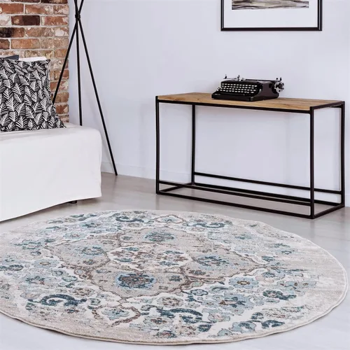 Vista 19 de Luxe Weavers 4620 Marine 2x3 - Alfombra floral envejecida