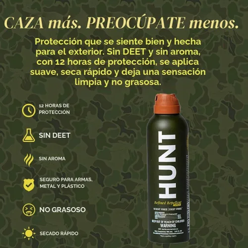 Vista 3 de Spray repelente de insectos sin olor, sin DEET