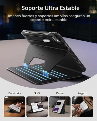 Vista 4 de ESR Funda para iPad Pro de 11 pulgadas (M5/M4) 2025/2024, color negro