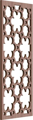 Vista 163 de 9 3/8"W x 24 3/8"H x 1/4"T Southgate Decorativos Paneles De Pared De Madera Calado, Abedul