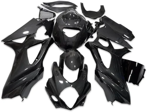 Vista 14 de Carenado de carrocería negro mate brillante de plástico apto para Suzuki 2007 2008 GSXR 1000 inyección ABS nuevo Aftermarket Kit Kit GSXR-1000 07 08