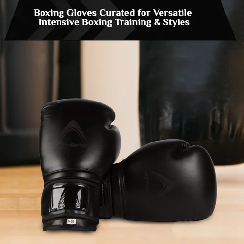 Vista 5 de Athllete Guantes de boxeo duraderos y cómodos para hombres y mujeres, acolchado extra grueso para boxeadores principiantes y entrenamiento físico