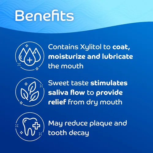 Vista 6 de OraCoat XyliGel, Gel de boca seca, gel oral cítrico calmante con xilitol, hidratante labial para labios muy secos, hidratación labial, alivio sin