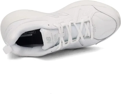 Vista 7 de New Balance 608 V5 Casual Comfort Cross Trainer para hombre Blanco/Blanco