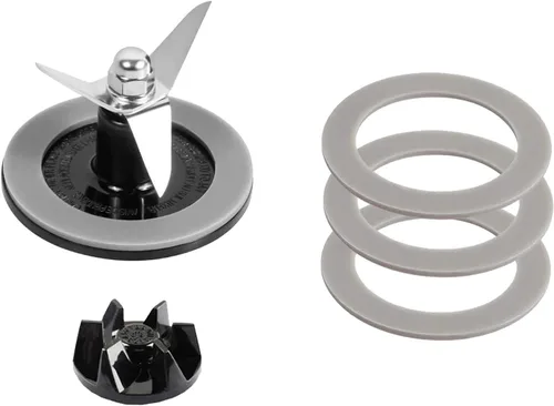 Vista 4 de Popular Replacement Blender Blade Assembly With 3 Pcs Blender Gaskets, Compatible With Cuisinart，CBT-500, SB5600, CB600
